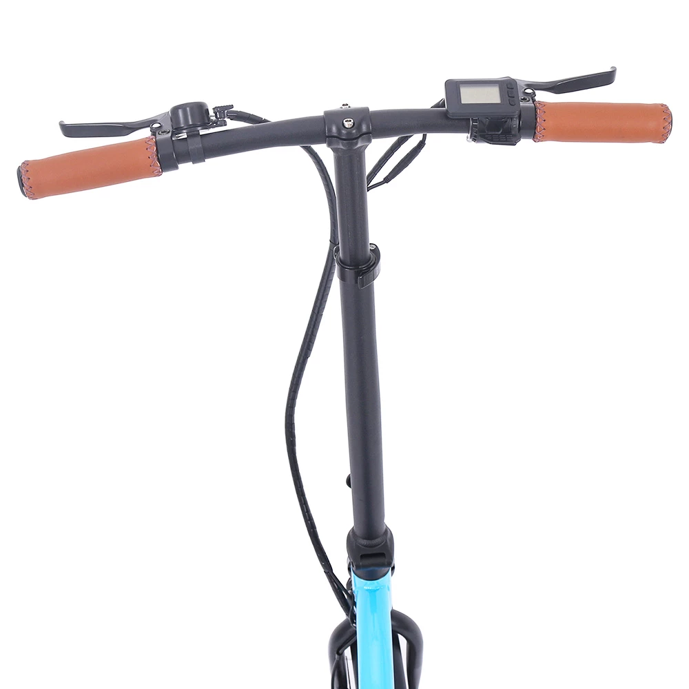 HiBoy VE001 Electric Scooter 16 Inch Tires 350W Motor 36V 10Ah Battery 30km/h Max Speed 60km Range 100kg Max Load - Blue 4 HiBoy VE001 Electric Scooter 16 Inch Tires 350W Motor 36V 10Ah Battery 30km/h Max Speed 60km Range 100kg Max Load - Blue - Image 4