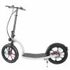 HiBoy VE001 Electric Scooter 16 Inch 350W Motor 36V 10Ah Battery 30km/h Max Speed 60km Range 100kg Max Load - Silver