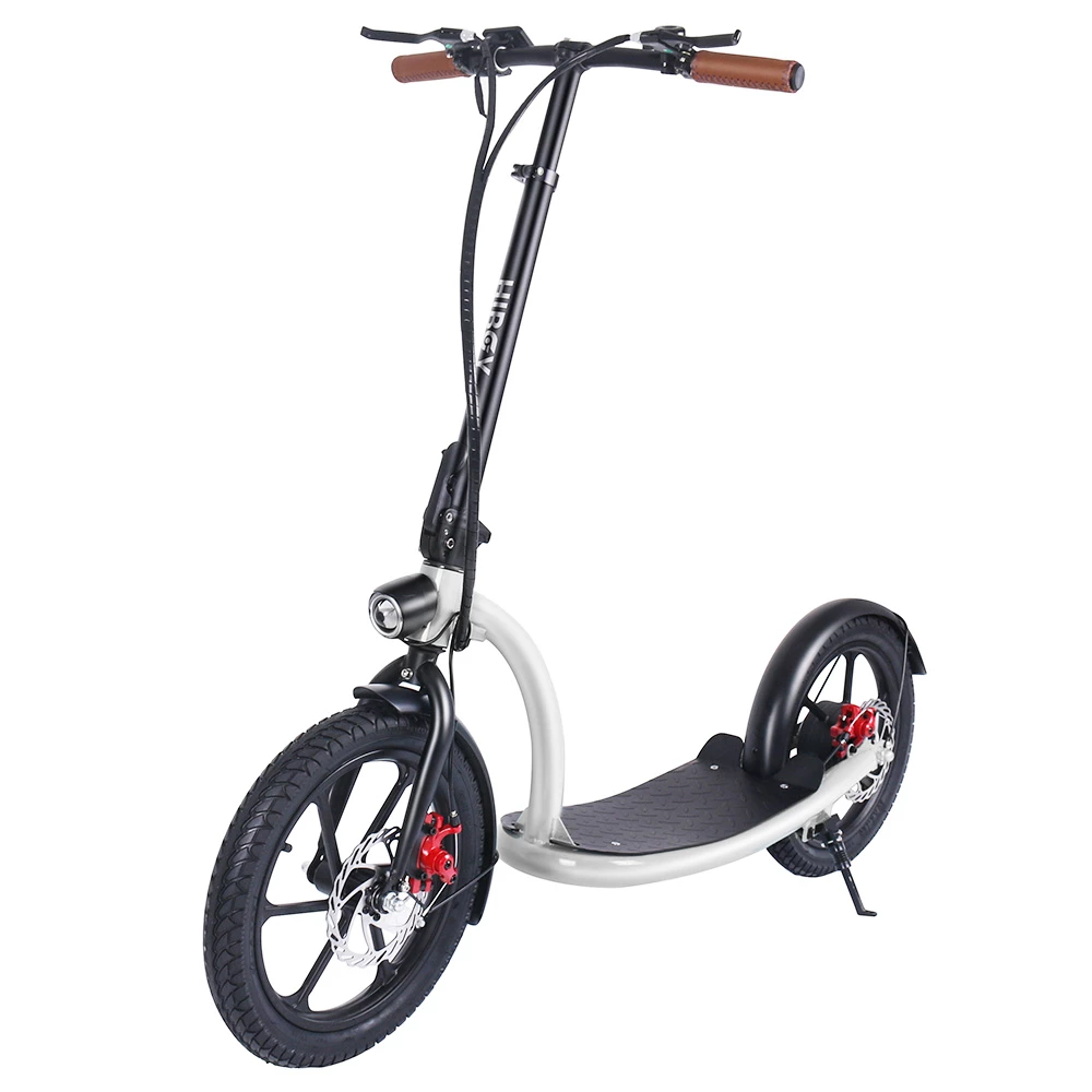 HiBoy VE001 Electric Scooter 16 Inch 350W Motor 36V 10Ah Battery 30km/h Max Speed 60km Range 100kg Max Load - Silver 2 HiBoy VE001 Electric Scooter 16 Inch 350W Motor 36V 10Ah Battery 30km/h Max Speed 60km Range 100kg Max Load - Silver - Image 2