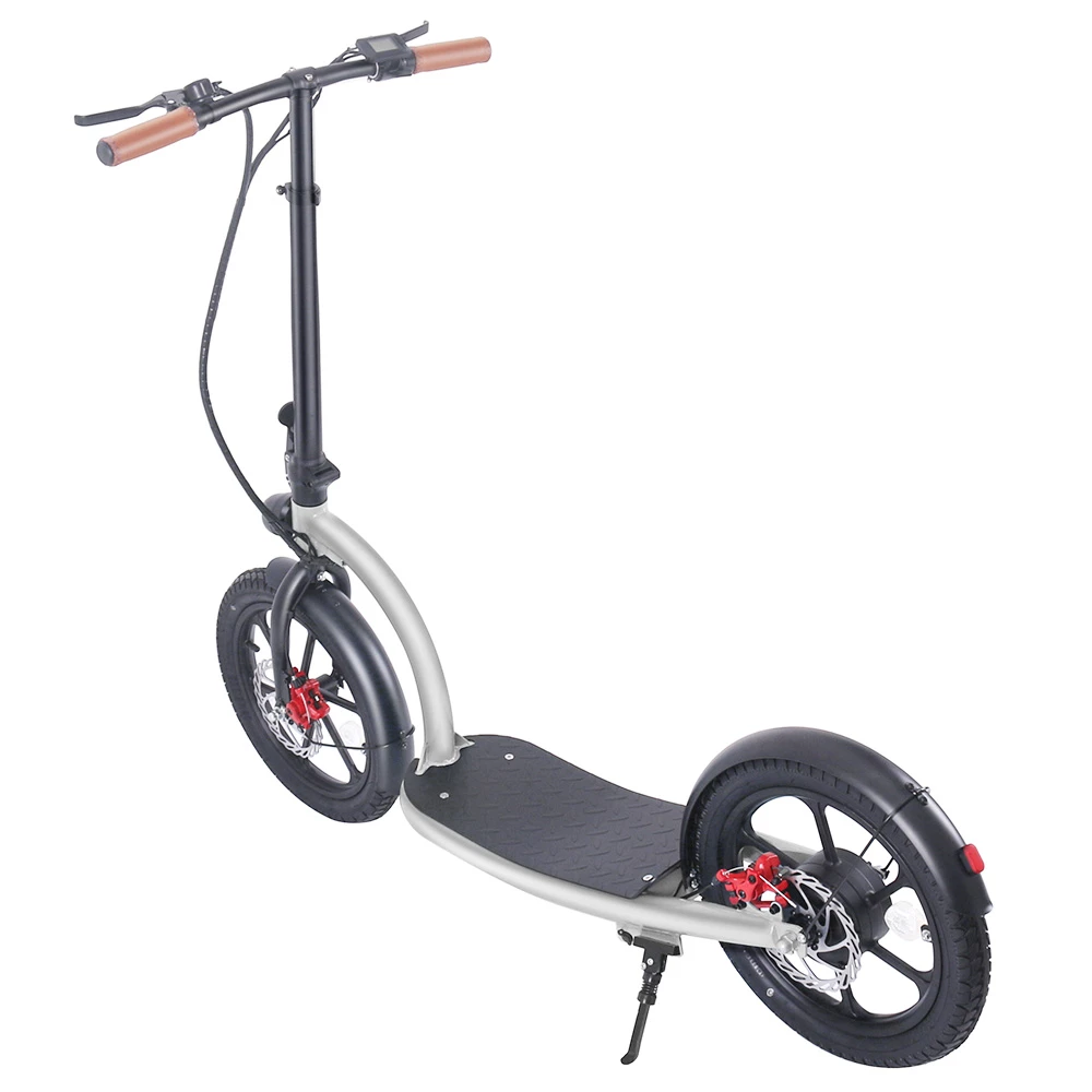 HiBoy VE001 Electric Scooter 16 Inch 350W Motor 36V 10Ah Battery 30km/h Max Speed 60km Range 100kg Max Load - Silver 3 HiBoy VE001 Electric Scooter 16 Inch 350W Motor 36V 10Ah Battery 30km/h Max Speed 60km Range 100kg Max Load - Silver - Image 3