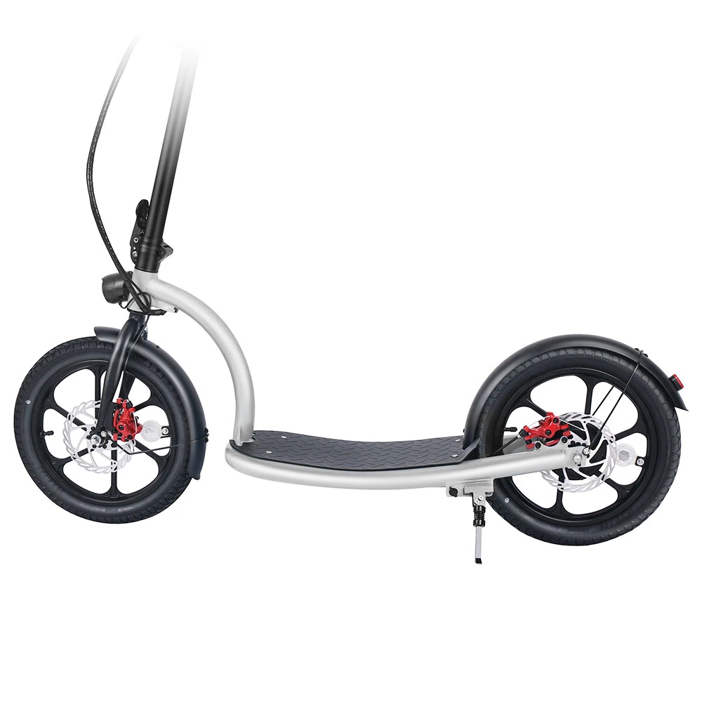 HiBoy VE001 Electric Scooter 16 Inch 350W Motor 36V 10Ah Battery 30km/h Max Speed 60km Range 100kg Max Load - Silver 4 HiBoy VE001 Electric Scooter 16 Inch 350W Motor 36V 10Ah Battery 30km/h Max Speed 60km Range 100kg Max Load - Silver - Image 4