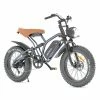 JANSNO X50 Electric Bike 20*4.0 Inch Fat Tire 750W Brushless Motor 40Km/h Max Speed 48V 12.8Ah Removable Battery 50KM Range