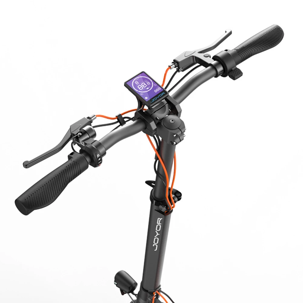 JOYOR S5 Electric Scooter 10 Inch Tires 48V 13Ah Battery 600W Motor 25Km/h Max Speed 40-55KM Range Dual Disc Brakes Cruise Control Black 6 JOYOR S5 Electric Scooter 10 Inch Tires 48V 13Ah Battery 600W Motor 25Km/h Max Speed 40-55KM Range Dual Disc Brakes Cruise Control Black - Image 6