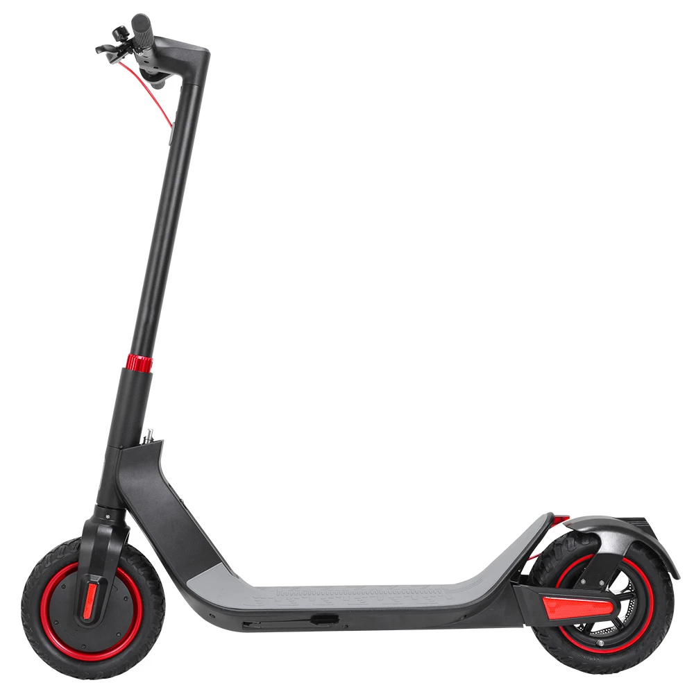 KUGOO G-Max Electric Scooter 10 Inch Pneumatic Tire 500W Brushless Motor Max Speed 35km/h Up To 32km Rang 10.4AH Battery - Black 2 KUGOO G-Max Electric Scooter 10 Inch Pneumatic Tire 500W Brushless Motor Max Speed 35km/h Up To 32km Rang 10.4AH Battery - Black - Image 2