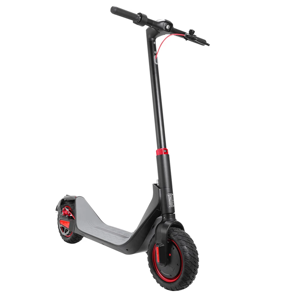 KUGOO G-Max Electric Scooter 10 Inch Pneumatic Tire 500W Brushless Motor Max Speed 35km/h Up To 32km Rang 10.4AH Battery - Black 5 KUGOO G-Max Electric Scooter 10 Inch Pneumatic Tire 500W Brushless Motor Max Speed 35km/h Up To 32km Rang 10.4AH Battery - Black - Image 5