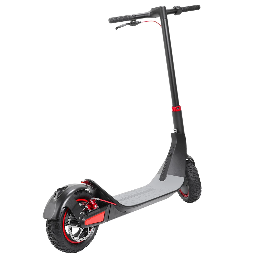 KUGOO G-Max Electric Scooter 10 Inch Pneumatic Tire 500W Brushless Motor Max Speed 35km/h Up To 32km Rang 10.4AH Battery - Black 6 KUGOO G-Max Electric Scooter 10 Inch Pneumatic Tire 500W Brushless Motor Max Speed 35km/h Up To 32km Rang 10.4AH Battery - Black - Image 6