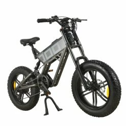KUGOO T01 Electric Bicycle 48V 500W Motor 13Ah Battery 20*4.0 Inch Fat Tires 38Km/h Max Speed Shimano 7-Speed Gears Hydraulic Brakes 50-65KM Mileage 150KG Load Electric Mountain Bike - Grey 9 KUGOO T01 Electric Bicycle 48V 500W Motor 13Ah Battery 20*4.0 Inch Fat Tires 38Km/h Max Speed Shimano 7-Speed Gears Hydraulic Brakes 50-65KM Mileage 150KG Load Electric Mountain Bike - Grey -Sports & Outdoors Sales KUGOO T01 Electric Bicycle 48V 500W Motor 13Ah Battery Grey 517459 3