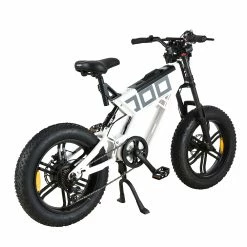 KUGOO T01 Electric Bicycle 48V 500W Motor 13Ah Battery 20*4.0 Inch Fat Tires 38Km/h Max Speed Shimano 7-Speed Gears Hydraulic Brakes 50-65KM Mileage 150KG Load Electric Mountain Bike - White 9 KUGOO T01 Electric Bicycle 48V 500W Motor 13Ah Battery 20*4.0 Inch Fat Tires 38Km/h Max Speed Shimano 7-Speed Gears Hydraulic Brakes 50-65KM Mileage 150KG Load Electric Mountain Bike - White -Sports & Outdoors Sales KUGOO T01 Electric Bicycle 48V 500W Motor 13Ah Battery White 517458 3