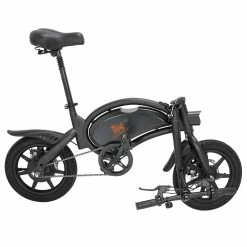 KugooKirin V1 (KIRIN B2) Folding Moped Electric Bike with Pedals 400W Brushless Motor Max Speed 45km/h 7.5AH Lithium Battery Disc Brake 14 Inch Pneumatic Tires Smart App Control Child Saddle - Black -Sports & Outdoors Sales KUGOO V1 Folding Moped Electric Bike 12 Inch Black 466017 4
