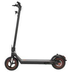 KugooKirin S4 10 inch Pneumatic Tire Folding Electric Scooter Big Touch Dashboard 10Ah Battery 350W Motor 3 Speed Modes Max 35km/h 40KM Max Range EABS+Rear Disc Brake Easily Folded - Black