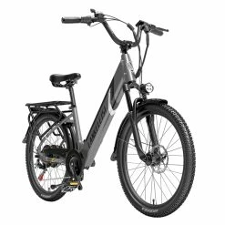 LANKELEISI ES500PRO Electric Bike 500W Motor 48V 16Ah Battery 24'' Tire 32km/h Max Speed Shimano 7 Speed Gear - Grey 5 LANKELEISI ES500PRO Electric Bike 500W Motor 48V 16Ah Battery 24'' Tire 32km/h Max Speed Shimano 7 Speed Gear - Grey -Sports & Outdoors Sales LANKELEISI ES500PRO Electric Bike Grey 517828 2