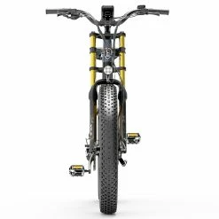 LANKELEISI RV700 16Ah 48V 1000W Electric Bicycle 26inch 42km/h Max speed Max Load 150kg - Black Yellow -Sports & Outdoors Sales LANKELEISI RV700 16Ah 48V 1000W Electric Bicycle Black Yellow 497784 5