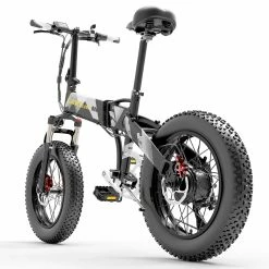 LANKELEISI X2000 PLUS Moped Electric Bike Folding Bike 12.8Ah 48V 1000W 40km/h Max Speed Max Load 150kg - Grey -Sports & Outdoors Sales LANKELEISI X2000 PLUS Moped Electric Bike 10 4Ah 48V 500W Gray 498380 4