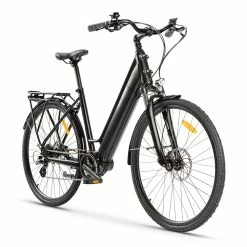 MAGMOVE CEH55M 28 Inch City Electric Bike Bafang Mid-Drive 250W Motor 25Km/h Speed 36V 13Ah Detachable Battery Double Disc Brakes Shimano 8-Speed Gear -Sports & Outdoors Sales MAGMOVE CEH55M 28 City E bike for Female 517070 2