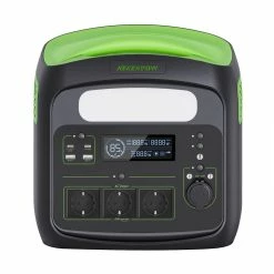 NECESPOW N1200 1200W Portable Power Station + 2Pcs 120W Foldable Solar Panel Emergency Power Supply 1280Wh 400000mAh LiFePO4 Battery, 230V AC Pure Sine Wave, 10 Outputs, LED Light Solar Generator for Outdoor, Camping, Home Use,Backup Power Supply Kit 8 NECESPOW N1200 1200W Portable Power Station + 2Pcs 120W Foldable Solar Panel Emergency Power Supply 1280Wh 400000mAh LiFePO4 Battery, 230V AC Pure Sine Wave, 10 Outputs, LED Light Solar Generator for Outdoor, Camping, Home Use,Backup Power Supply Kit -Sports & Outdoors Sales NECESPOW N1200 1200W Portable Power Station 517811 1 2