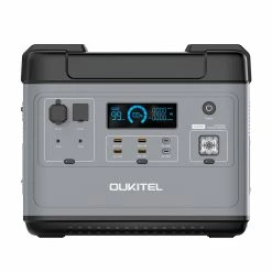 OUKITEL P2001 Ultimate 2000W Portable Power Station, 2000Wh LiFePO4 MPPT Solar Generator with Pure Sine Wave AC Outlets, QC3.0 & USB-C PD 100W, Super Fast Recharge Durable Generator for Home Outdoor Camping RV CPAP Emergencies Solar Battery - EU Plug