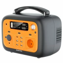 OUKITEL P501 Portable Power Station 505Wh 140400mAh Portable Generator 500W AC Outlet - Orange