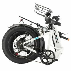 PHILODO H4 Foldable Step-Thru Fat Bike 20 Inch 48V 13Ah Removable Battery 250W Motor 25km/h Dual Brakes - White -Sports & Outdoors Sales PHILODO H4 Foldable Step Thru Fat Bike 20 Inch White 507612 4