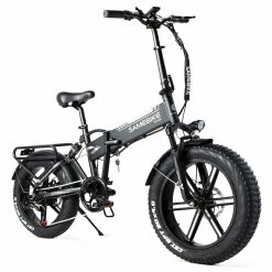 SAMEBIKE XWLX09 20 Inches Fat Tire Electric Bike 500W Motor 25-35km/h Max Speed 80-90km Max Mileage - Black