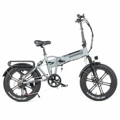 SAMEBIKE XWLX09 20 Inches Fat Tire eBike 500W All Terrain eBike 25-35km/h Max Speed 80-90km Max Mileage - Silver -Sports & Outdoors Sales SAMEBIKE XWLX09 Electric Bike 500047 3 1
