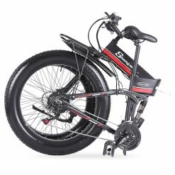 Shengmilo MX01 26 Inches Fat Tire Electric Bike 12 Magnetic Booster Bicycle 1000W 7-Speed Shimano for Snow Mountain -Sports & Outdoors Sales Shengmilo MX01 E bike Magneto Booster Bicycle Black Red 498308 5