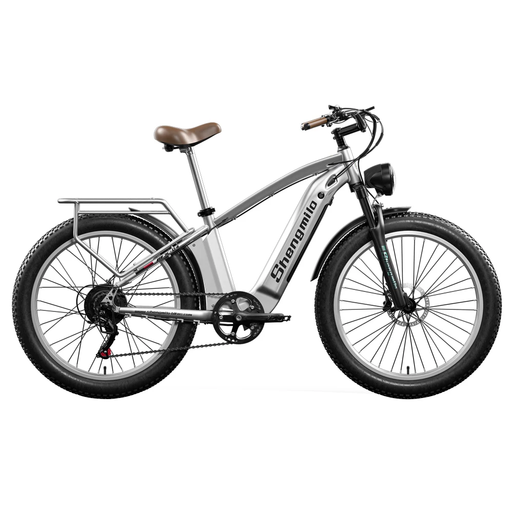 Shengmilo MX04 26*3.0 Inch Fat Tire Electric Moped Bike Mountain Bicycle Bafang 500W Motor 48V 15Ah LG Battery 40Km/h Max Speed Shimano 7-Speed Gear 110KM Max Range IP64 Waterproof TEKTRO E500 Oil Brake 2 Shengmilo MX04 26*3.0 Inch Fat Tire Electric Moped Bike Mountain Bicycle Bafang 500W Motor 48V 15Ah LG Battery 40Km/h Max Speed Shimano 7-Speed Gear 110KM Max Range IP64 Waterproof TEKTRO E500 Oil Brake - Image 2