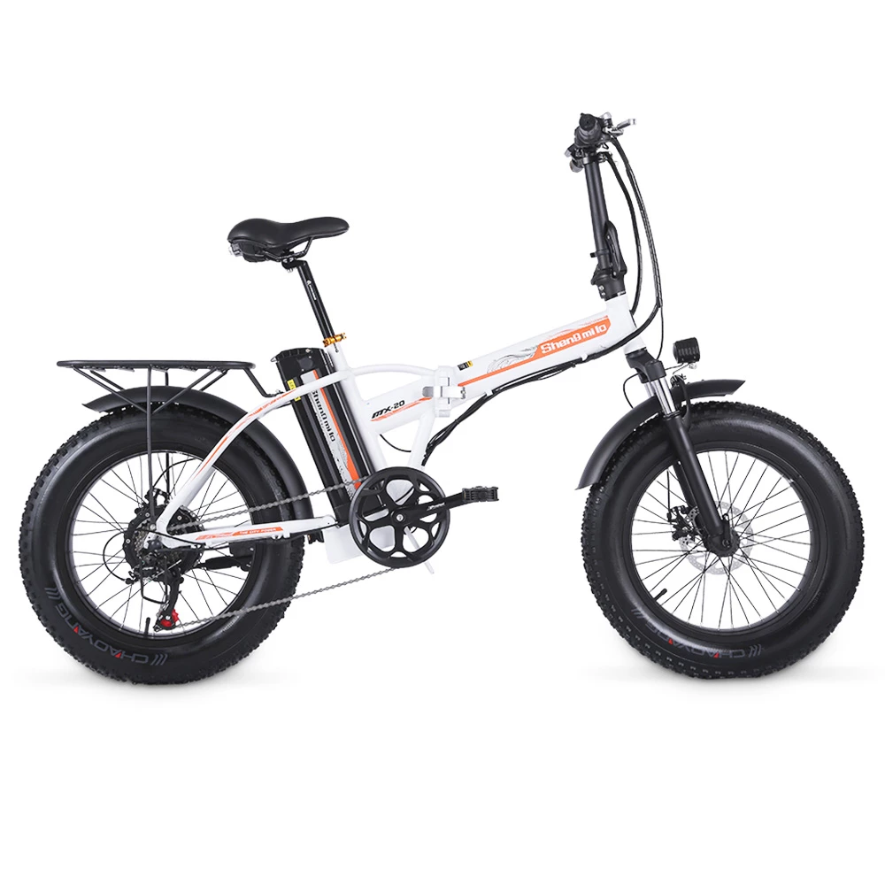 Shengmilo MX20 500W 48V 15Ah 20'' E-bike 40km/h Max Speed 40-50km Mileage Range 150kg Max Load Electric Bike - White 1 Shengmilo MX20 500W 48V 15Ah 20'' E-bike 40km/h Max Speed 40-50km Mileage Range 150kg Max Load Electric Bike - White