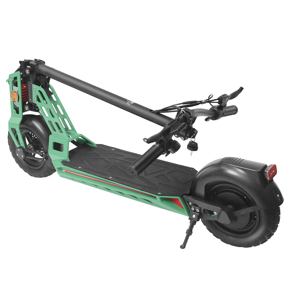 Spetime M6 Electric Scooter 600W 13Ah Battery 40km Range 40km/h Max Speed 100kg Load - Green 3 Spetime M6 Electric Scooter 600W 13Ah Battery 40km Range 40km/h Max Speed 100kg Load - Green - Image 3