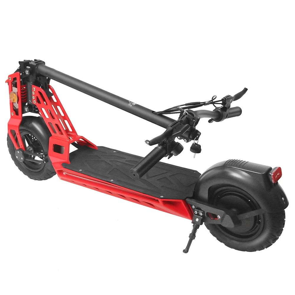 Spetime M6 Electric Scooter 600W 13Ah Battery 40km Range 40km/h Max Speed 100kg Load - Red 3 Spetime M6 Electric Scooter 600W 13Ah Battery 40km Range 40km/h Max Speed 100kg Load - Red - Image 3