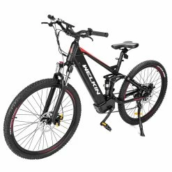 WELKIN WKES002 Electric Bicycle 350W Brushless Motor 48V 10Ah Battery 27.5*2.25'' Tires Mountain Bike - Black & Red -Sports & Outdoors Sales WELKIN WKES002 Electric Bicycle 350W Mountain Bike Black Red 505890 2