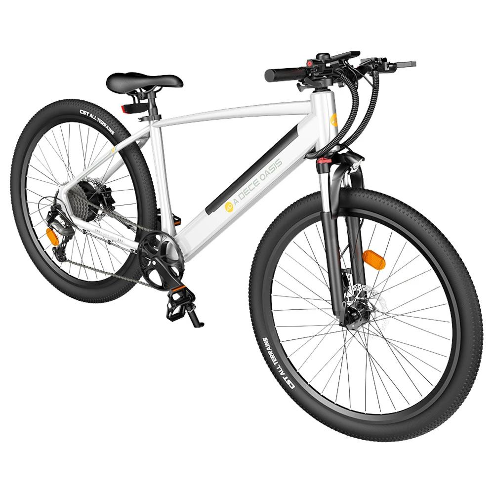 ADO D30C 36V 10.4Ah 250W 27.5in Electric Power Assist Bicycle 25km/h Max Speed 90km Mileage 9 Speed City Electric Bike Silver 3 ADO D30C 36V 10.4Ah 250W 27.5in Electric Power Assist Bicycle 25km/h Max Speed 90km Mileage 9 Speed City Electric Bike Silver - Image 3