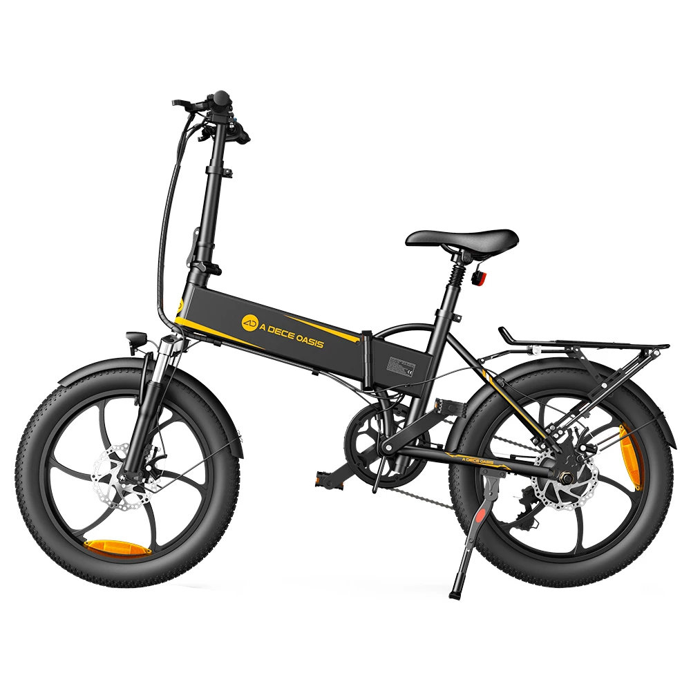 ADO A20 XE 250W Electric Bike Folding Frame 7-Speed Gears Removable 10.4 AH Lithium-Ion Battery E-bike - Black 2 ADO A20 XE 250W Electric Bike Folding Frame 7-Speed Gears Removable 10.4 AH Lithium-Ion Battery E-bike - Black - Image 2