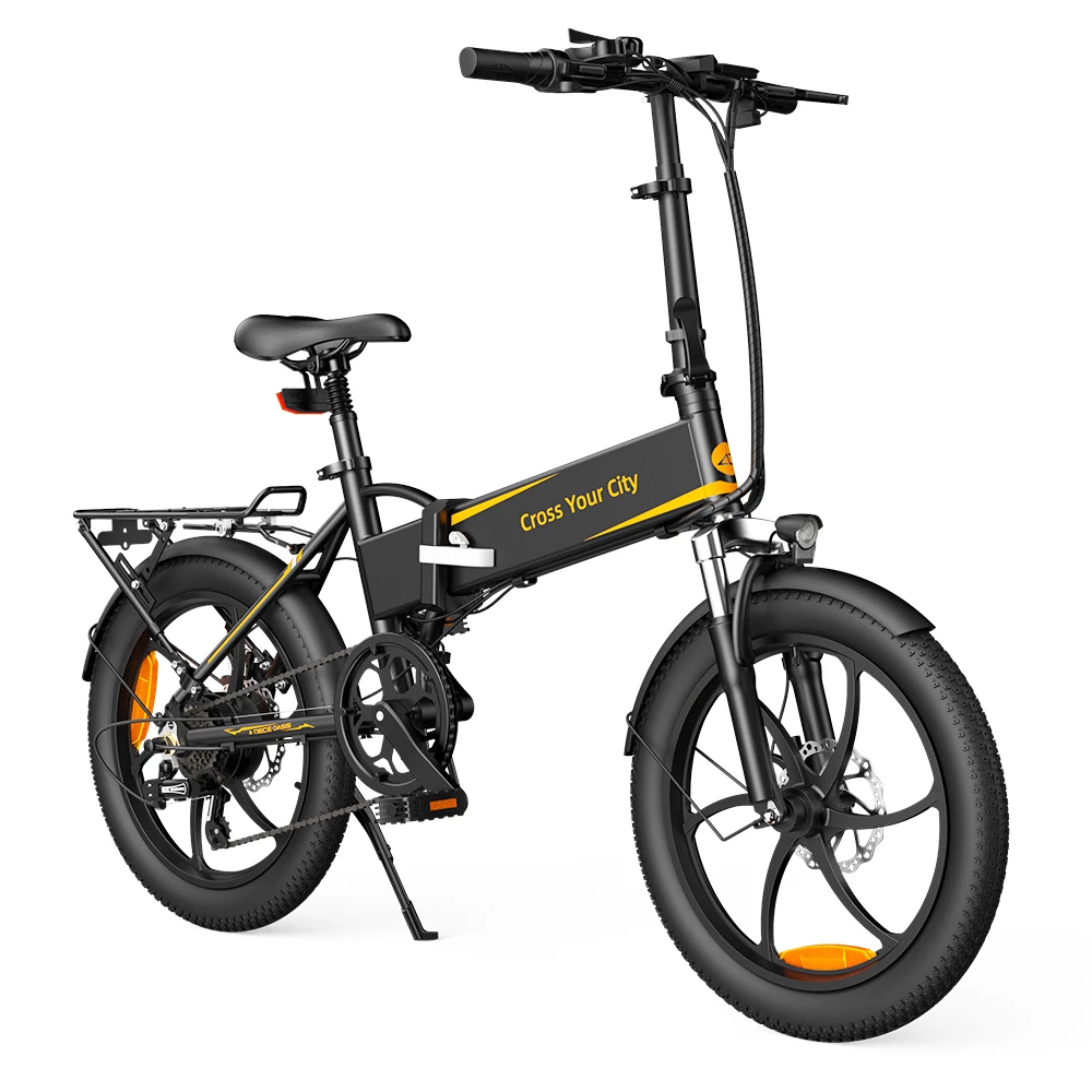 ADO A20 XE 250W Electric Bike Folding Frame 7-Speed Gears Removable 10.4 AH Lithium-Ion Battery E-bike - Black 4 ADO A20 XE 250W Electric Bike Folding Frame 7-Speed Gears Removable 10.4 AH Lithium-Ion Battery E-bike - Black - Image 4