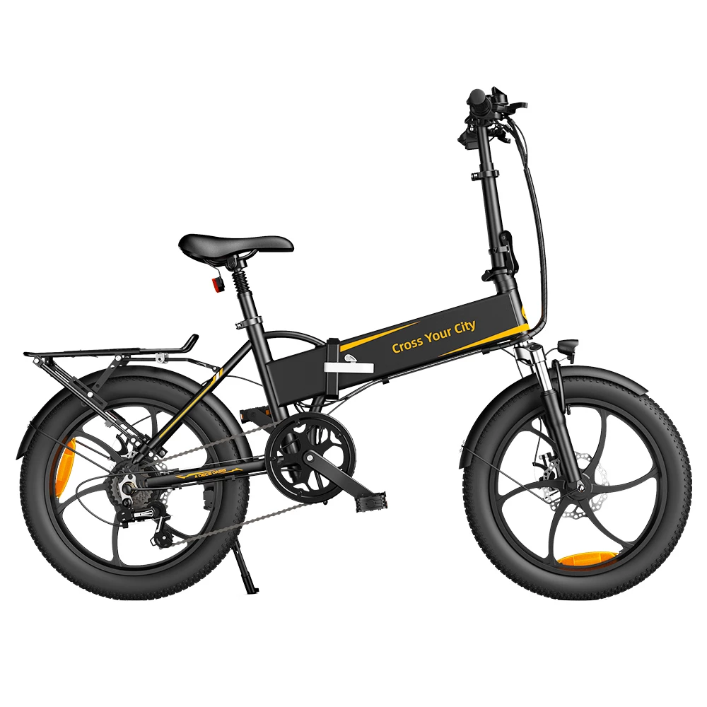 ADO A20 XE 250W Electric Bike Folding Frame 7-Speed Gears Removable 10.4 AH Lithium-Ion Battery E-bike - Black 3 ADO A20 XE 250W Electric Bike Folding Frame 7-Speed Gears Removable 10.4 AH Lithium-Ion Battery E-bike - Black - Image 3