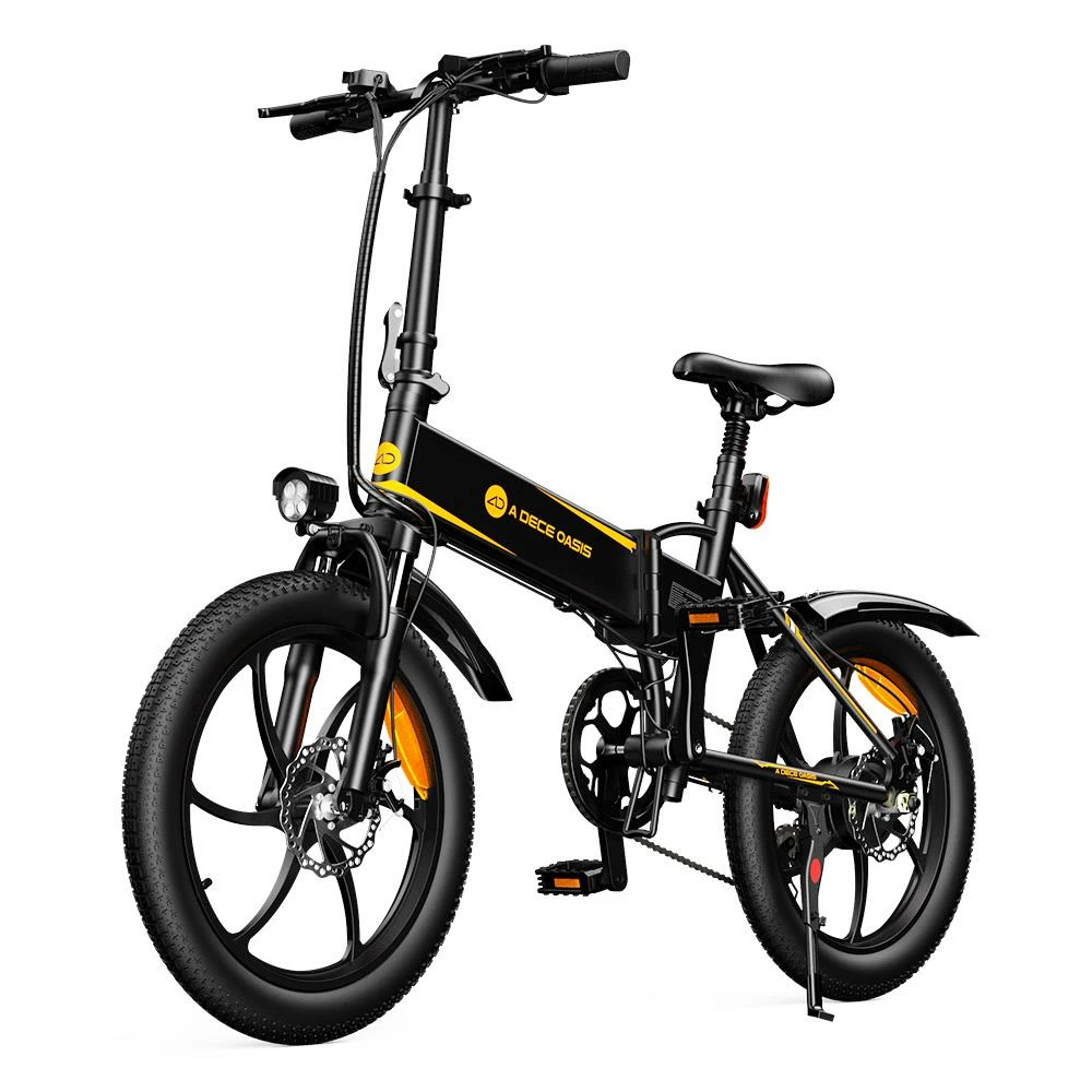 ADO A20+ Electric Folding Bike 20 inch City Bicycle 250W Hall Brushless Gear DC Motor SHIMANO 7-Speed Rear Derailleur 36V 10.4Ah Removable Battery 25km/h Max speed up to 60km Max Range IPX5 Double Shock-absorption Aluminum alloy Frame - Black 4 ADO A20+ Electric Folding Bike 20 inch City Bicycle 250W Hall Brushless Gear DC Motor SHIMANO 7-Speed Rear Derailleur 36V 10.4Ah Removable Battery 25km/h Max speed up to 60km Max Range IPX5 Double Shock-absorption Aluminum alloy Frame - Black - Image 4