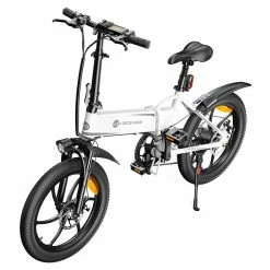ADO A20+ Electric Folding Bike 20 inch City Bicycle 250W Hall Brushless Gear DC Motor SHIMANO 7-Speed Rear Derailleur 36V 10.4Ah Removable Battery 25km/h Max speed up to 60km Max Range IPX5 Double Shock-absorption Aluminum alloy Frame - White -Sports & Outdoors Sales ado a20 electric folding bike 250w motor 10 4ah battery white 2ed228 1665732876815