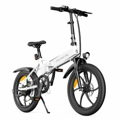 ADO A20+ Electric Folding Bike 20 inch City Bicycle 250W Hall Brushless Gear DC Motor SHIMANO 7-Speed Rear Derailleur 36V 10.4Ah Removable Battery 25km/h Max speed up to 60km Max Range IPX5 Double Shock-absorption Aluminum alloy Frame - White -Sports & Outdoors Sales ado a20 electric folding bike 250w motor 10 4ah battery white e05ef8 1665732876814