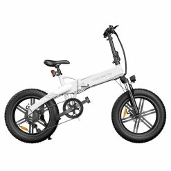 ADO A20F+ Off-road Electric Folding Bike 20*4.0 inch 250W Brushless DC Motor SHIMANO 7-Speed Rear Derailleur 36V 10.4Ah Removable Battery 25km/h Max speed Pure power up to 50km Range Aluminum alloy Frame - White -Sports & Outdoors Sales ado a20f electric folding bike 500w motor 10 4ah battery white 532919 1663811270530
