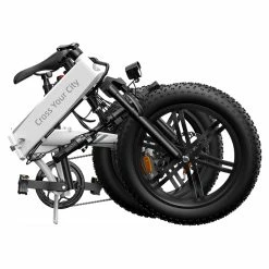 ADO A20F+ Off-road Electric Folding Bike 20*4.0 inch 250W Brushless DC Motor SHIMANO 7-Speed Rear Derailleur 36V 10.4Ah Removable Battery 25km/h Max speed Pure power up to 50km Range Aluminum alloy Frame - White -Sports & Outdoors Sales ado a20f electric folding bike 500w motor 10 4ah battery white 6dd320 1663811270748