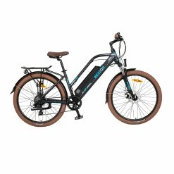 BEZIOR M2 Electric Bike 48V 12.5Ah Battery 250W Brushless Motor 26 inch Tire Aluminum Alloy Frame Shimano 7-speed Shift Max Speed 25km/h 80KM Power-assisted mileage Range 5 inch Smart LCD Meter - Black