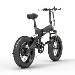 BEZIOR XF200 Folding Electric Bike 48V 15Ah Battery 1000W Motor 20x4.0 inch Fat Tire Aluminum Alloy Frame Shimano 7-speed Shift Max Speed 40km/h 130KM Power-assisted mileage Range LCD Display IP54 Waterproof - Black -Sports & Outdoors Sales bezior m26 folding electric bike 26 inch 10ah 500w motor black 1626953340910