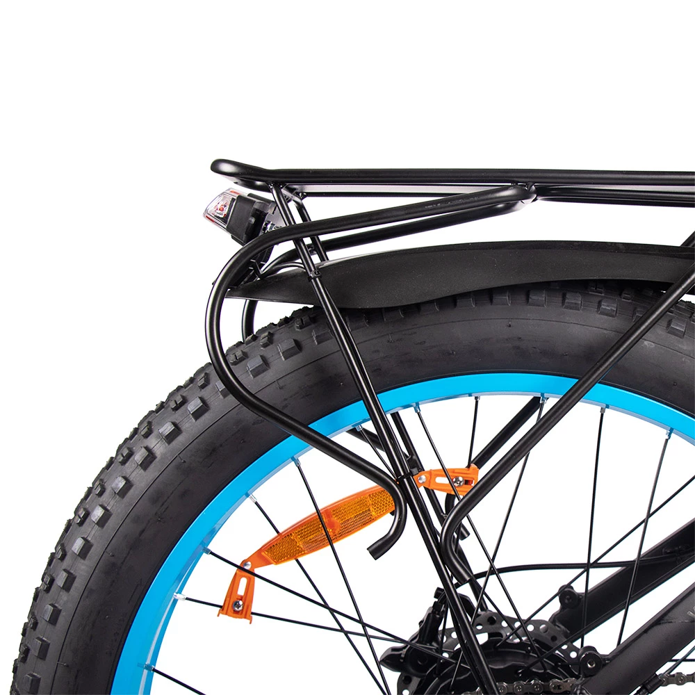 CYSUM M900 Fat Tire Electric Bike 48V 1000W Brushless Gear Motor 17Ah Removable Battery for 50-70 Range - Black-Blue 6 CYSUM M900 Fat Tire Electric Bike 48V 1000W Brushless Gear Motor 17Ah Removable Battery for 50-70 Range - Black-Blue - Image 6