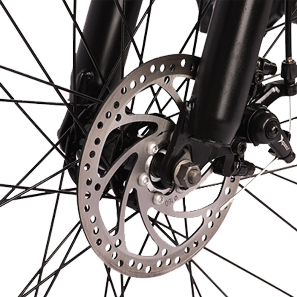 KAISDA K1 26 inch Folding Electric Moped Folding Bike Mountain Bicycle 500W Motor SHIMANO 7-Speeds Derailleur LCD Display 10.4Ah Battery Max Speed 30km/h Aluminum alloy Frame - Black 4 KAISDA K1 26 inch Folding Electric Moped Folding Bike Mountain Bicycle 500W Motor SHIMANO 7-Speeds Derailleur LCD Display 10.4Ah Battery Max Speed 30km/h Aluminum alloy Frame - Black - Image 4