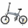 ENGWE C20 Folding Electric Bicycle 20' inch Tires 250W Brushless Motor 36V 10.4Ah Battery 25km/h Max Speed - Gray