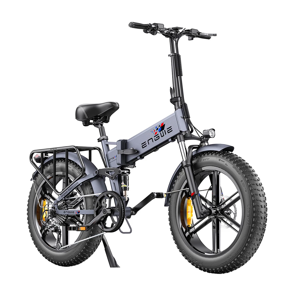 ENGWE ENGINE Pro Folding Electric Bicycle 20*4.0 Inch Fat Tire 750W Brushless Motor 48V 16Ah Battery 45km/h Max Speed Up to 120KM Range 8 Speed System LCD Smart Display Hydraulic Disc Brakes - Grey 1 ENGWE ENGINE Pro Folding Electric Bicycle 20*4.0 Inch Fat Tire 750W Brushless Motor 48V 16Ah Battery 45km/h Max Speed Up to 120KM Range 8 Speed System LCD Smart Display Hydraulic Disc Brakes - Grey