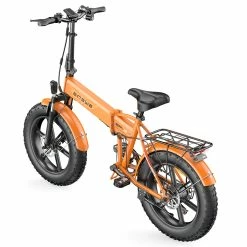 ENGWE EP-2 Pro Folding Electric Bike 2022 Version 20 Inch Fat Tire 750W Motor 13Ah Battery 35km/h Max Speed 100km Range Mountain Beach Snow Bicycle Dual Disc Brake - Orange 7 ENGWE EP-2 Pro Folding Electric Bike 2022 Version 20 Inch Fat Tire 750W Motor 13Ah Battery 35km/h Max Speed 100km Range Mountain Beach Snow Bicycle Dual Disc Brake - Orange -Sports & Outdoors Sales engwe ep 2 pro folding electric moped bicycle 750w motor orange 67eaec 1652694030880