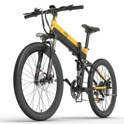 BEZIOR X500 Pro-FT Folding Electric Bike Bicycle 48V 10.4Ah Battery 500W Motor 26 inch Tire Aluminum Alloy Frame Shimano 7-speed Shift Max Speed 30km/h 100KM Power-assisted mileage Range LCD Display IP54 waterproof - Black Yellow -Sports & Outdoors Sales ezior x500 pro 26 inch folding electric bike 10 4ah 500w black green 1618301461100