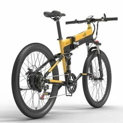 BEZIOR X500 Pro-FT Folding Electric Bike Bicycle 48V 10.4Ah Battery 500W Motor 26 inch Tire Aluminum Alloy Frame Shimano 7-speed Shift Max Speed 30km/h 100KM Power-assisted mileage Range LCD Display IP54 waterproof - Black Yellow -Sports & Outdoors Sales ezior x500 pro 26 inch folding electric bike 10 4ah 500w black green 1618301461116