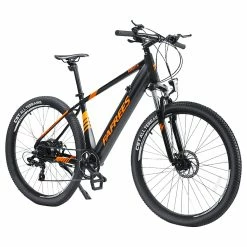 FAFREES 27.5-S Inch Electric Bike 250W with 36V 10Ah Lithium-ion Battery Shimano 7 Speed Gears - Black Orange -Sports & Outdoors Sales fafrees 27 5 s inch electric bike 250w black orange a99931 1656138922419