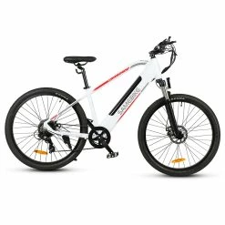 SAMEBIKE MY-275 10.4Ah 500W 48V 27.5inch Electric Bike 20mph Top Speed 80km Mileage Range Max Load 150kg White